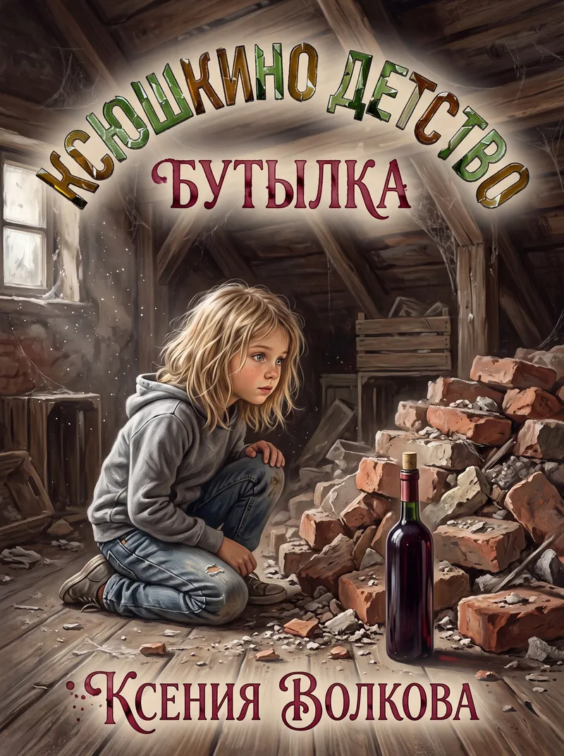 Обложка книги «Ксюшкино детство. Бутылка»