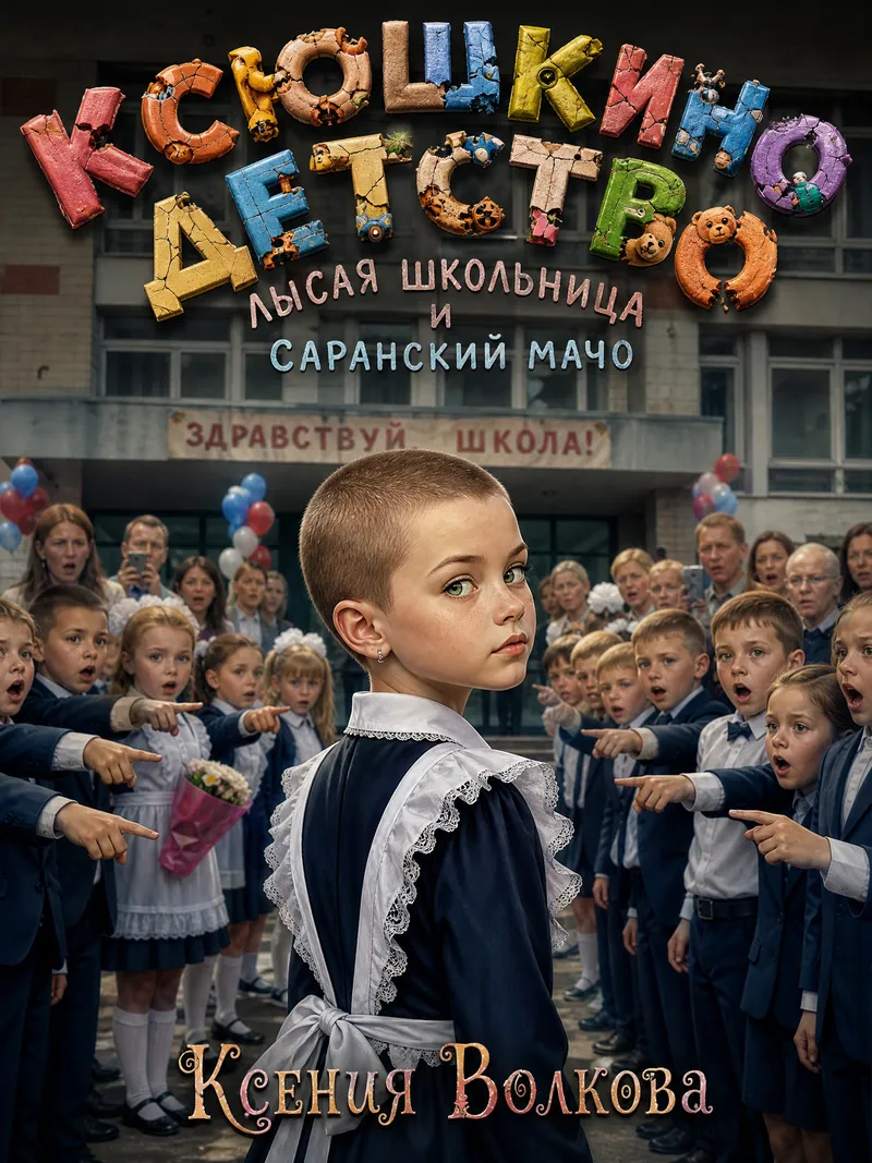 Обложка книги «Лысая школьница и Саранский мачо»